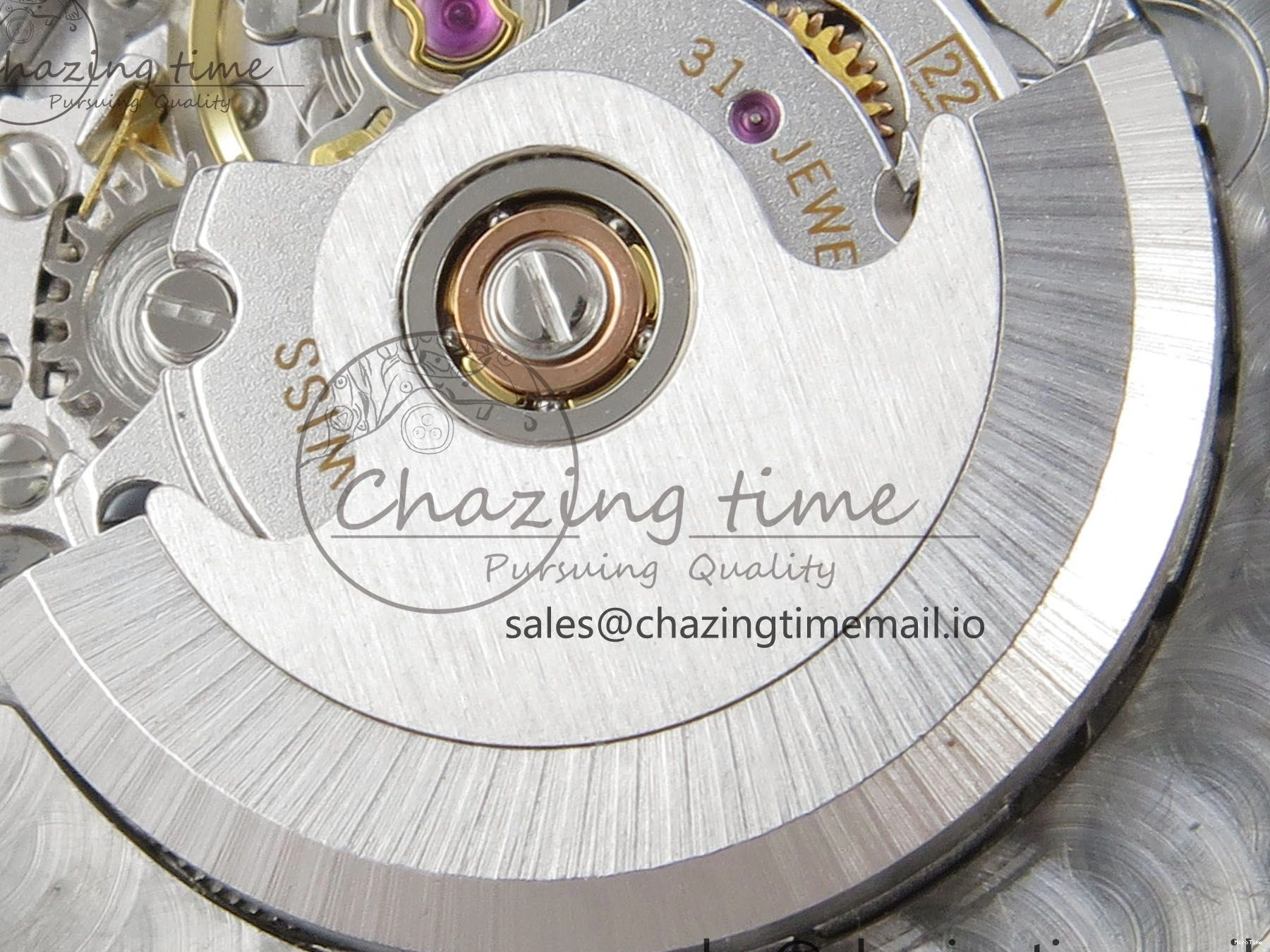 MiroTime 0511 DateJust 31 278383RBR THBF 1:1 Best Edition 904L Steel White Roman Dial Diamonds Bezel on SS YG Oyster Bracelet HZ Cal. Minimalist 44